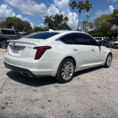 Crystal White Tricoat 2023 Cadillac CT5 Luxury