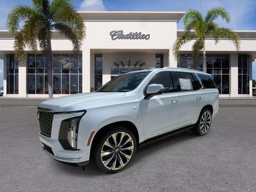 Vibrant White Tricoat 2026 Cadillac Escalade Luxury