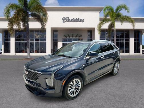 Midnight Sky Metallic 2025 Cadillac XT4 Premium Luxury