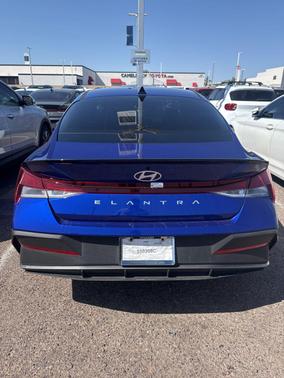 Intense Blue 2025 Hyundai ELANTRA Sport