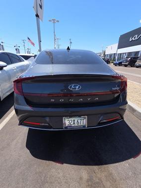 Portofino Gray 2023 Hyundai SONATA Hybrid SE