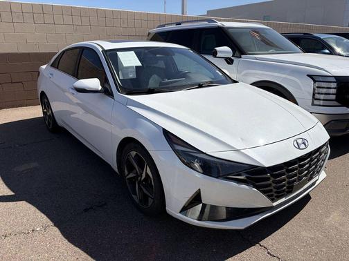 Quartz White 2021 Hyundai ELANTRA Limited
