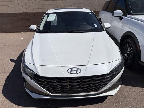 Quartz White 2021 Hyundai ELANTRA Limited