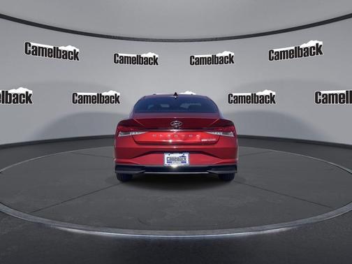 Ultimate Red 2023 Hyundai ELANTRA HEV Blue