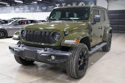 Sarge Green Clearcoat 2024 Jeep Wrangler 4xe Sahara