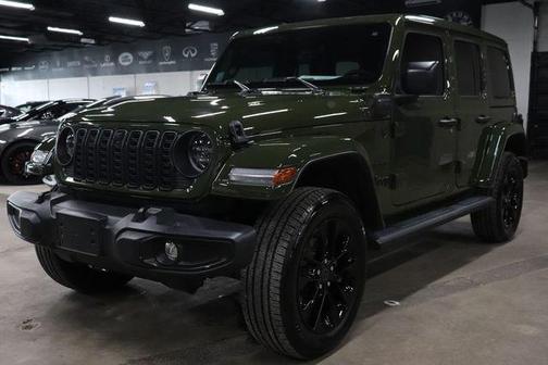 Sarge Green Clearcoat 2024 Jeep Wrangler 4xe Sahara
