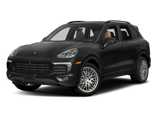 BLACK 2017 Porsche Cayenne Platinum Edition