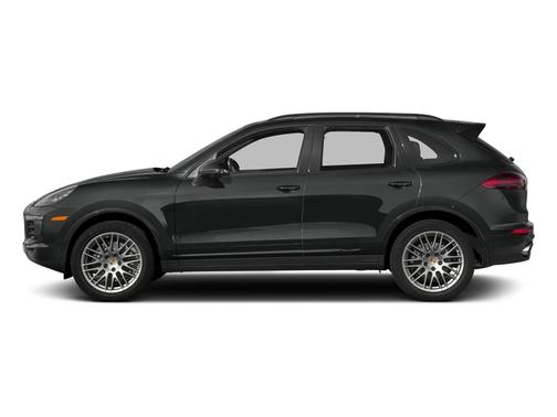 BLACK 2017 Porsche Cayenne Platinum Edition