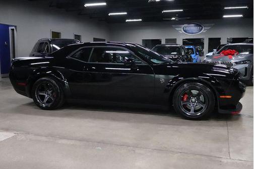 Pitch Black Clearcoat 2021 Dodge Challenger SRT Super Stock