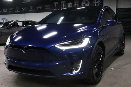 Deep Blue Metallic 2021 Tesla Model X Long Range Dual Motor All-Wheel Drive