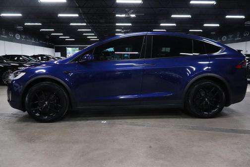 Deep Blue Metallic 2021 Tesla Model X Long Range Plus Dual Motor All-Wheel Drive