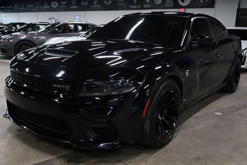 Pitch Black Clearcoat 2022 Dodge Charger SRT Hellcat