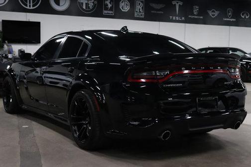 Pitch Black Clearcoat 2022 Dodge Charger SRT Hellcat