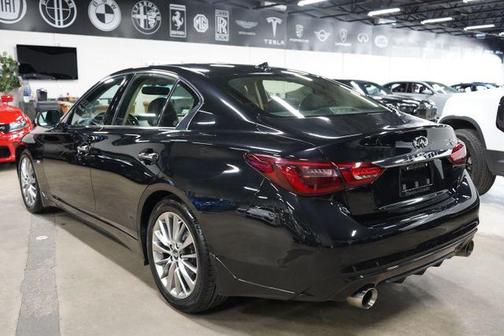 Midnight Black 2019 INFINITI Q50 3.0t LUXE