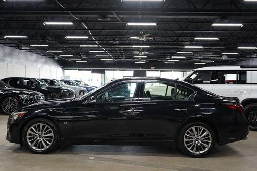 Midnight Black 2019 INFINITI Q50 3.0t LUXE