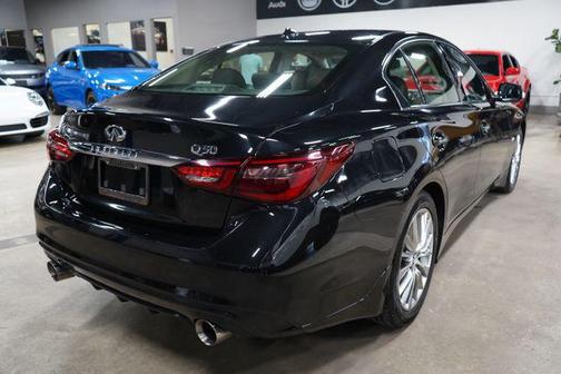 Midnight Black 2019 INFINITI Q50 3.0t LUXE