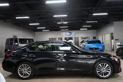 Midnight Black 2019 INFINITI Q50 3.0t LUXE