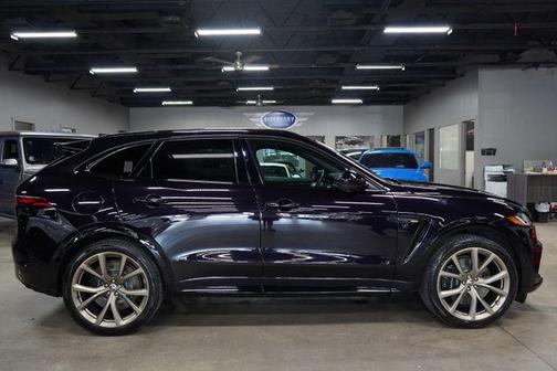 Santorini Black 2023 Jaguar F-PACE SVR P550 AWD Automatic