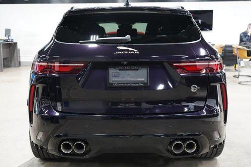 Santorini Black 2023 Jaguar F-PACE SVR P550 AWD Automatic