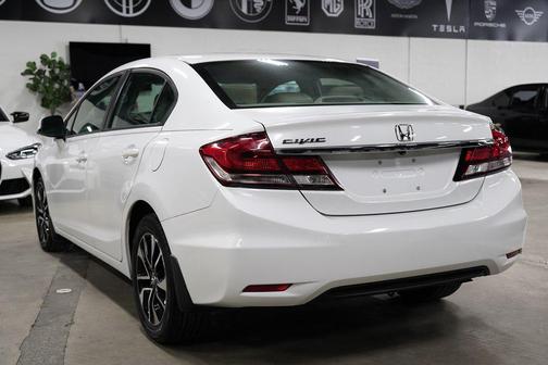 White Orchid Pearl 2013 Honda Civic EX-L