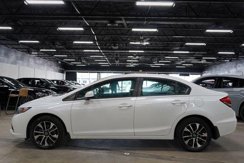 White Orchid Pearl 2013 Honda Civic EX-L