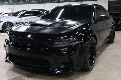 Pitch Black Clearcoat 2020 Dodge Charger SRT Hellcat
