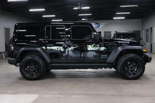 Black Clearcoat 2023 Jeep Wrangler 4xe Willys