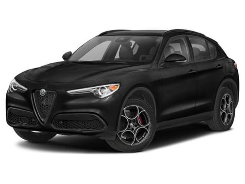Vulcano Black Metallic 2023 Alfa Romeo Stelvio Sprint RWD