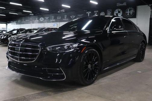 Black 2021 Mercedes-Benz S-Class 4MATIC
