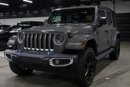 Sting-Gray Clearcoat 2023 Jeep Wrangler 4xe Sahara