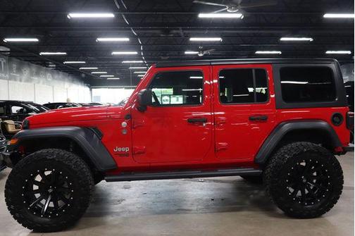 Firecracker Red Clearcoat 2018 Jeep Wrangler Unlimited Sport
