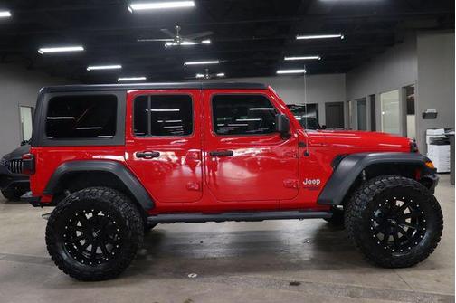 Firecracker Red Clearcoat 2018 Jeep Wrangler Unlimited Sport