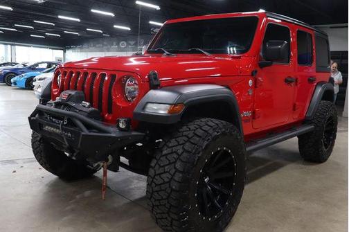 Firecracker Red Clearcoat 2018 Jeep Wrangler Unlimited Sport