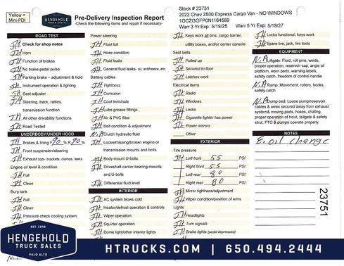 2022 Chevrolet Express 3500 Work Van