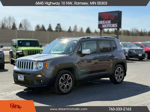Gray 2016 Jeep Renegade Limited
