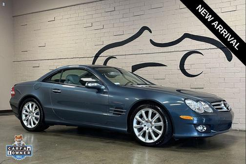 Blue 2007 Mercedes-Benz SL-Class SL 550