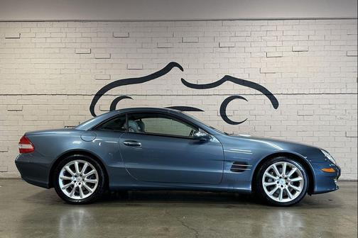 Blue 2007 Mercedes-Benz SL-Class SL 550