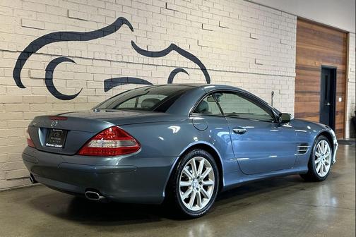 Blue 2007 Mercedes-Benz SL-Class SL 550