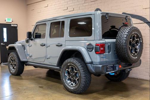Sting-Gray Clearcoat 2023 Jeep Wrangler 4xe Rubicon
