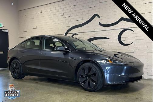 Black 2025 Tesla Model 3 Long Range