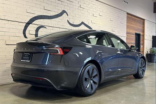 Black 2025 Tesla Model 3 Long Range