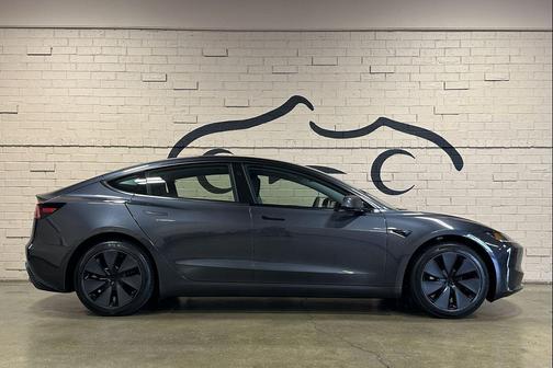 Black 2025 Tesla Model 3 Long Range