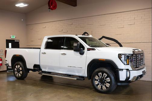 White Frost Tricoat 2024 GMC Sierra 3500 Denali