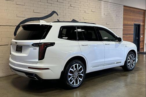 Crystal White Tricoat 2025 Cadillac XT6 Sport AWD