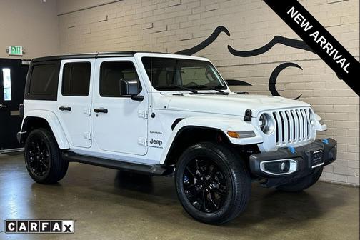 Bright White Clearcoat 2023 Jeep Wrangler 4xe Sahara