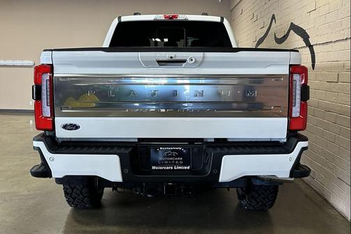Star White Metallic Tri-Coat 2024 Ford F-350 Platinum