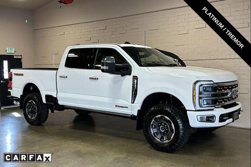 Star White Metallic Tri-Coat 2024 Ford F-350 Platinum