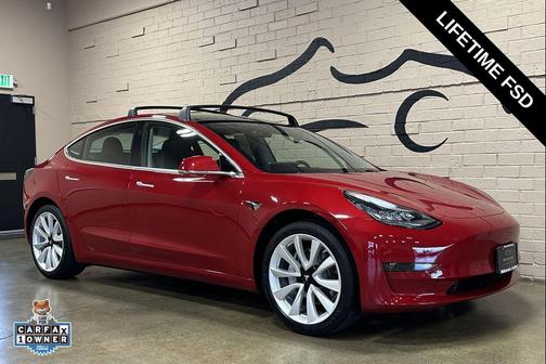 Red Multi-Coat 2019 Tesla Model 3 Standard Range