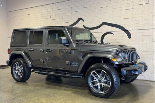 Granite Crystal Metallic Clearcoat 2024 Jeep Wrangler 4xe Sport S