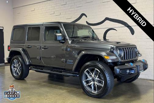 Granite Crystal Metallic Clearcoat 2024 Jeep Wrangler 4xe Sport S